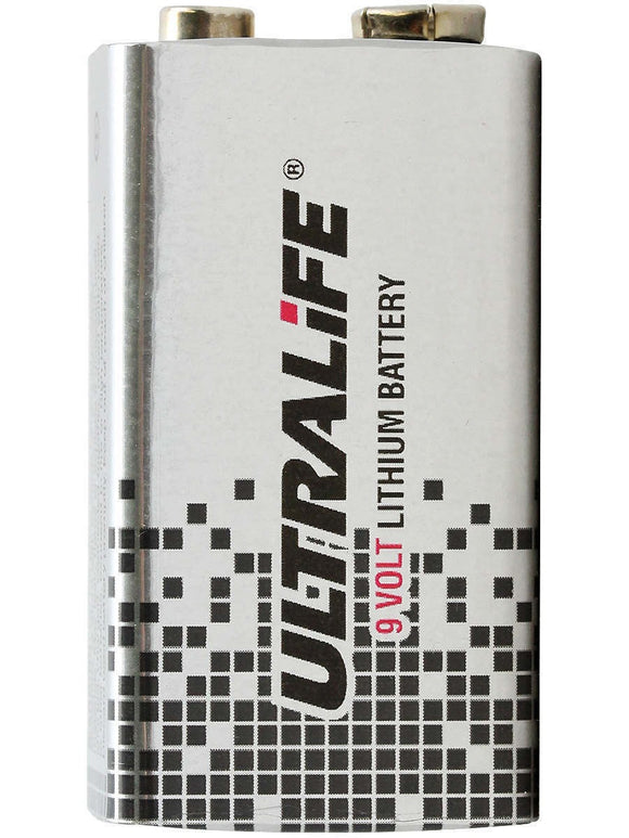 Ultralife U9VLJP 9V Long life Lithium Battery 1200mAh BULK