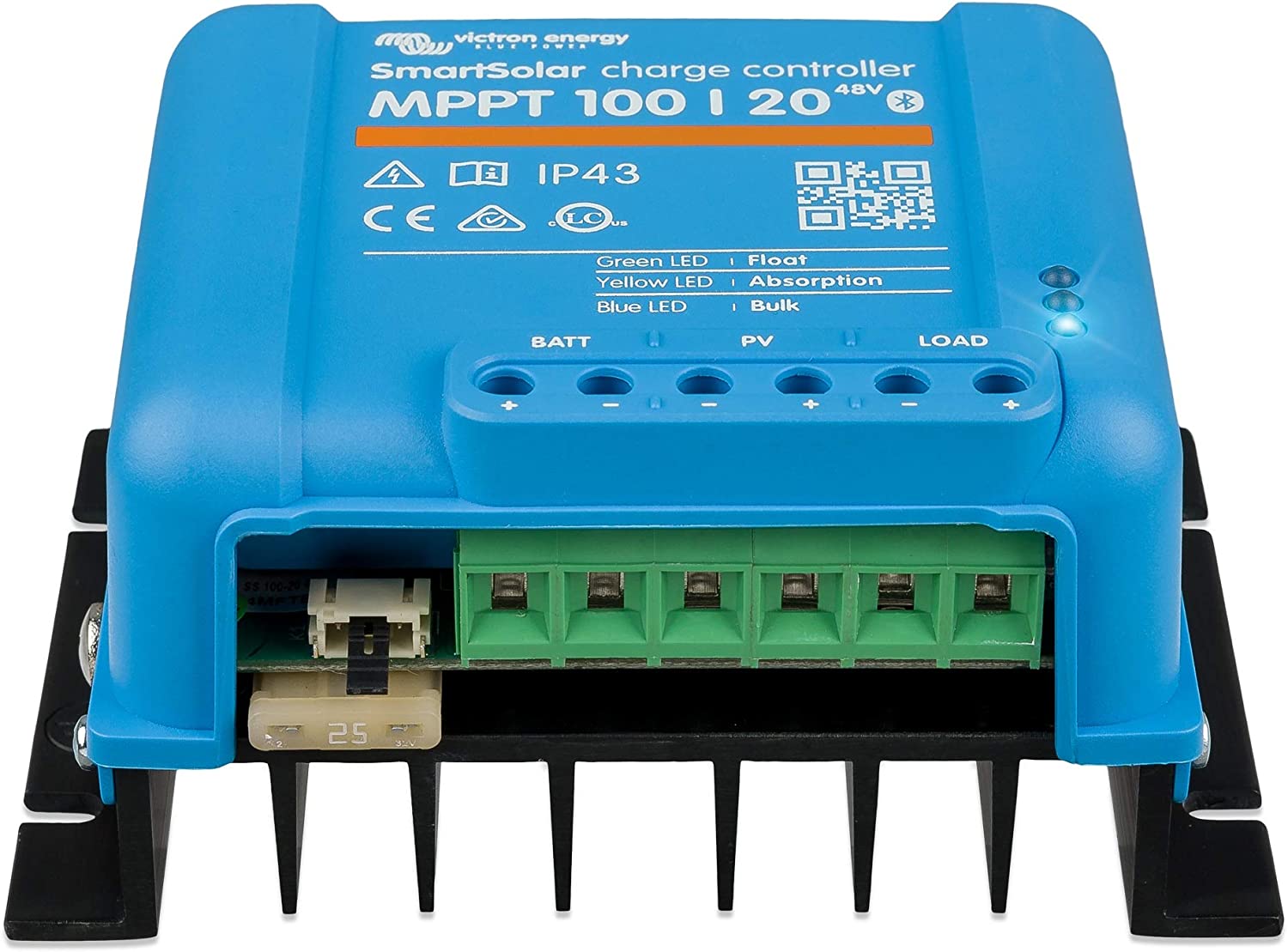 Victron Energy SmartSolar MPPT 75V 15 amp 12/24-Volt Solar Charge  Controller (Bluetooth)